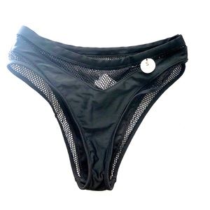 High waisted bikini bottoms